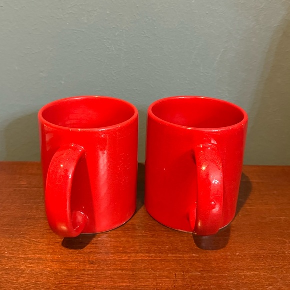 Set of 2 Waechtersbach Red Coffee Mugs, Germany - Picture 2 of 7